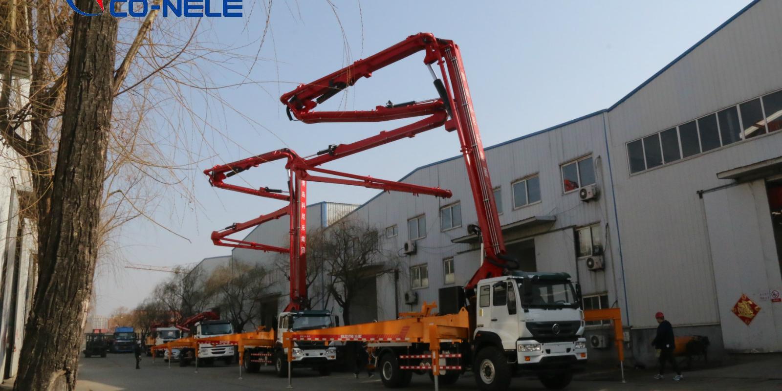 小型混凝土泵車，天泵，小型泵車