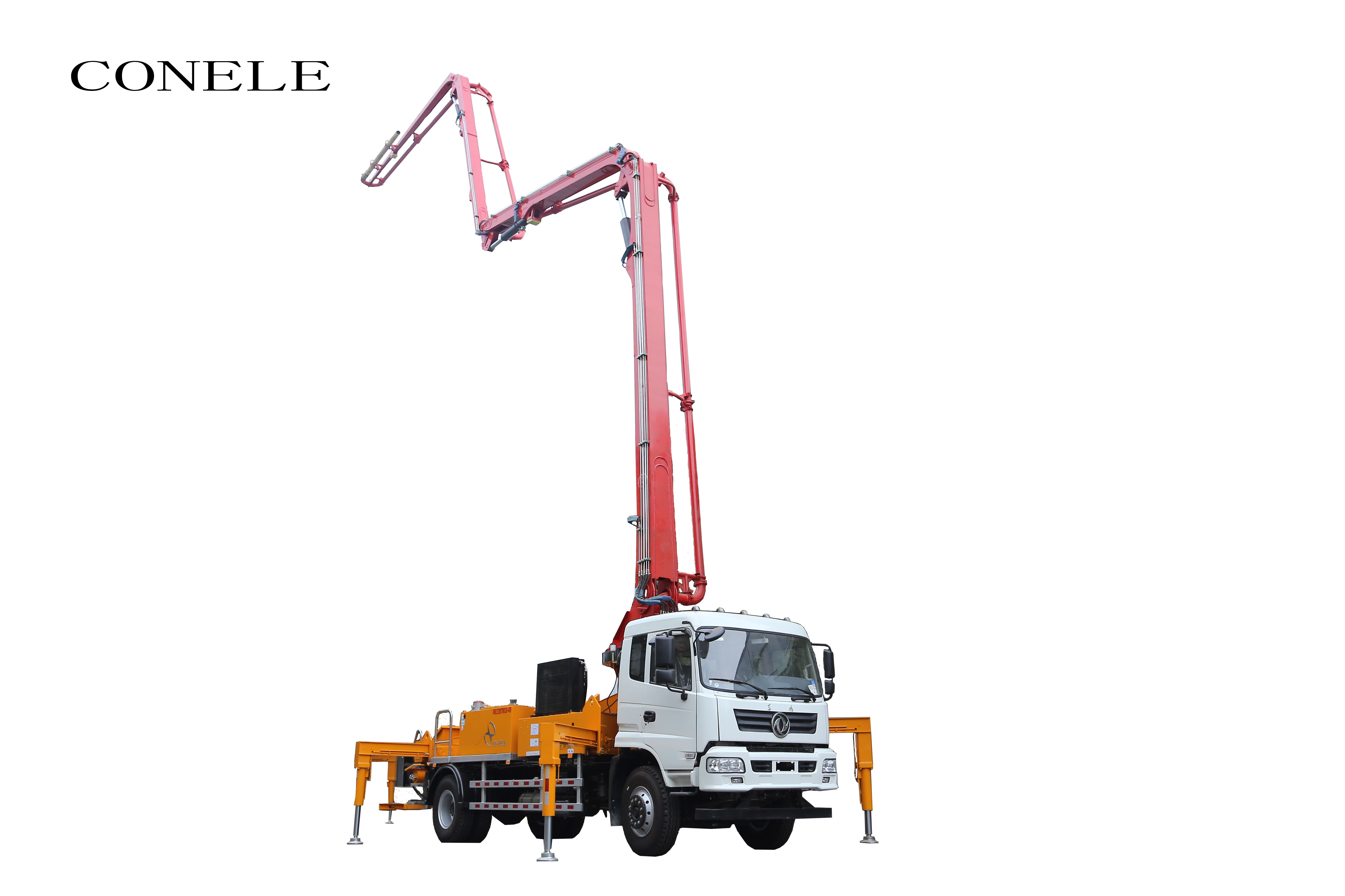 天泵，科尼樂小型混凝土泵車 