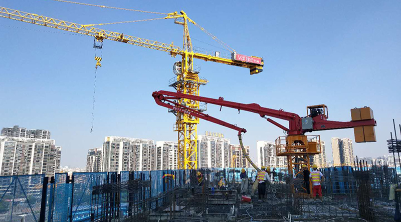 混凝土布料機筑造高樓-科尼樂集團，您正確的選擇